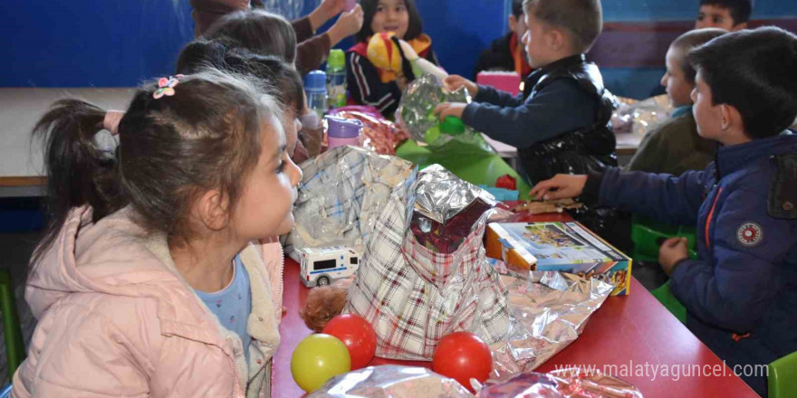 Siverek’te anaokulu öğrencilerinden anlamlı çalışma