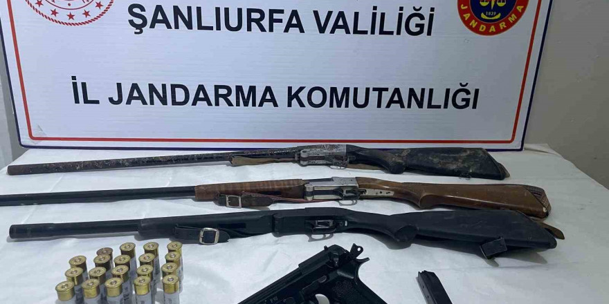 Siverek’te silah ve uyuşturucu ele geçirildi