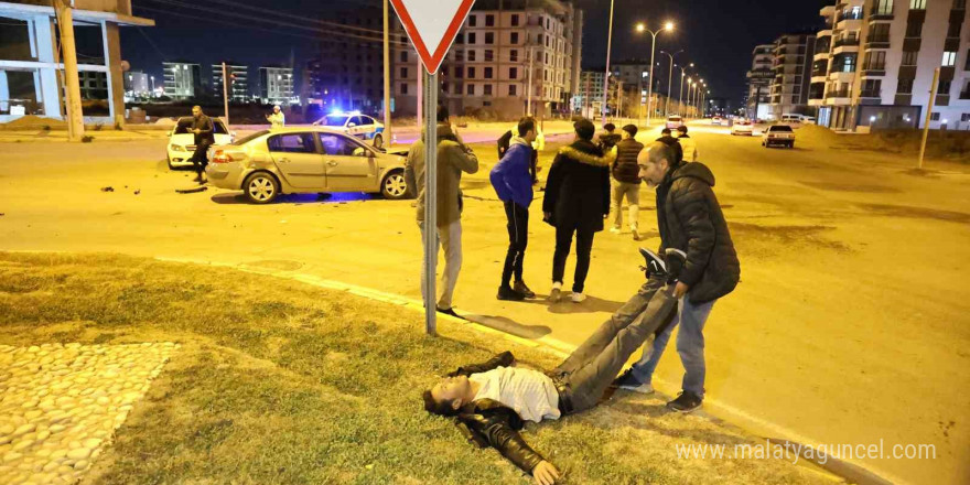 Şoka giren sürücü önce bayıldı, ayılıp ağladı, sonra da sarıldı