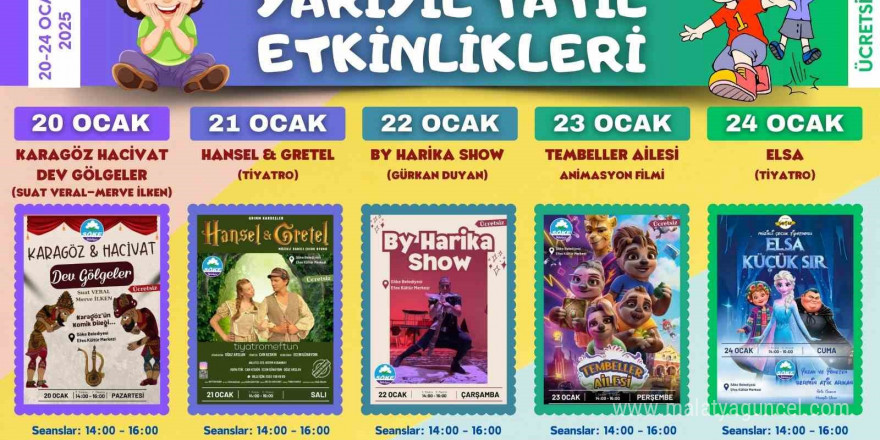 Söke’de çocuklar yarıyıl tatilinde etkinliklerle buluşacak