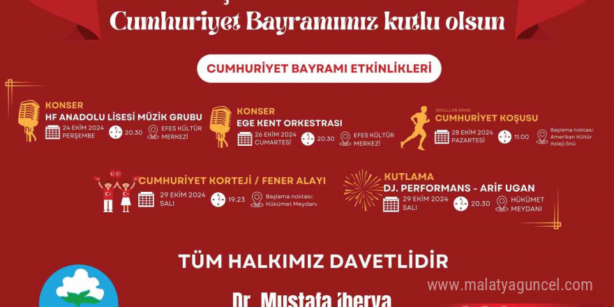 Söke’de Cumhuriyet Coşkusu etkinliklerle kutlanacak