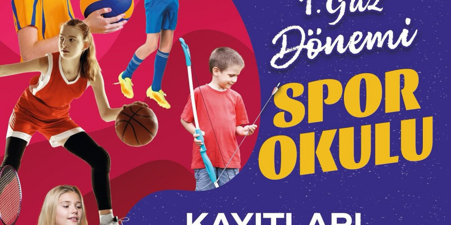 Spor A.Ş. 1. güz dönemi spor okulu kayıtlarını başlattı