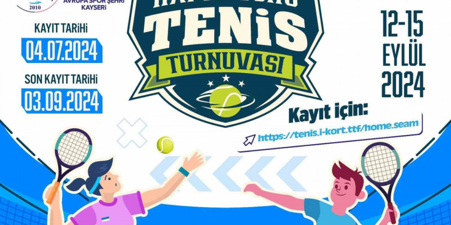 Spor A.Ş. ev sahipliğinde düzenlenecek TTF 12 Yaş Hafta Sonu Tenis Turnuvası’na kayıtlar sürüyor