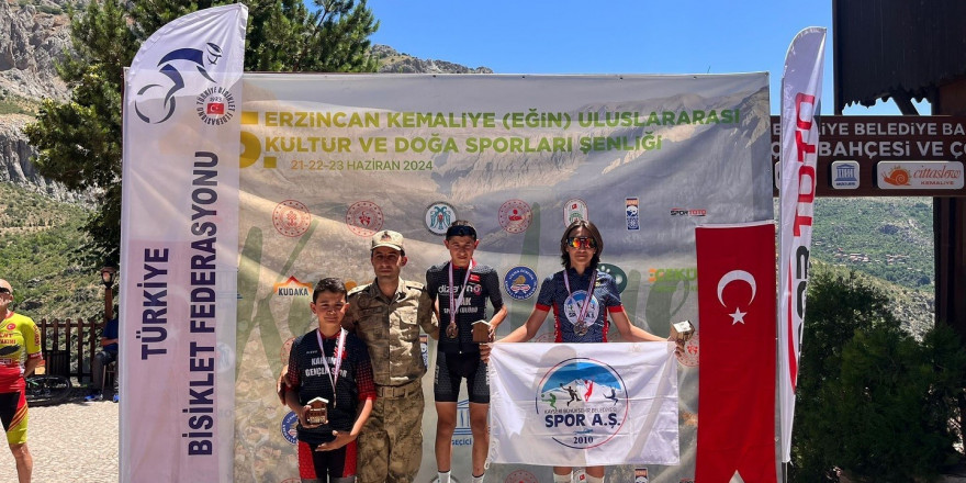 Spor A.Ş. sporcuları Erzincan’dan 7 madalya ile döndü