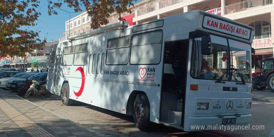 Şuhut’ta kan bağışına yoğun ilgi