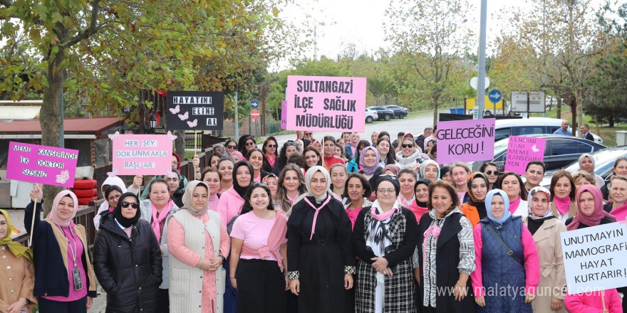 Sultangazi’de kadınlardan farkındalık yürüyüşü