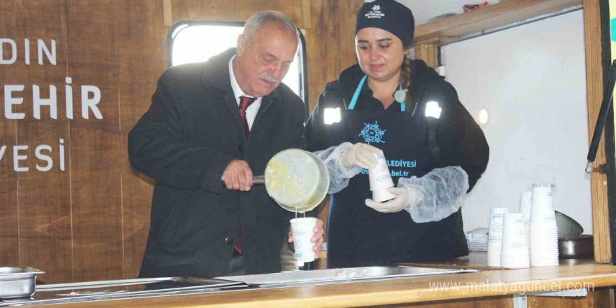 Sultanhisarlılar Büyükşehrin çorbası ile ısındı