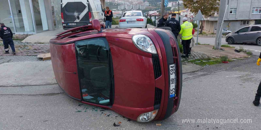 Sürekli kazanın olduğu yolda yine kaza