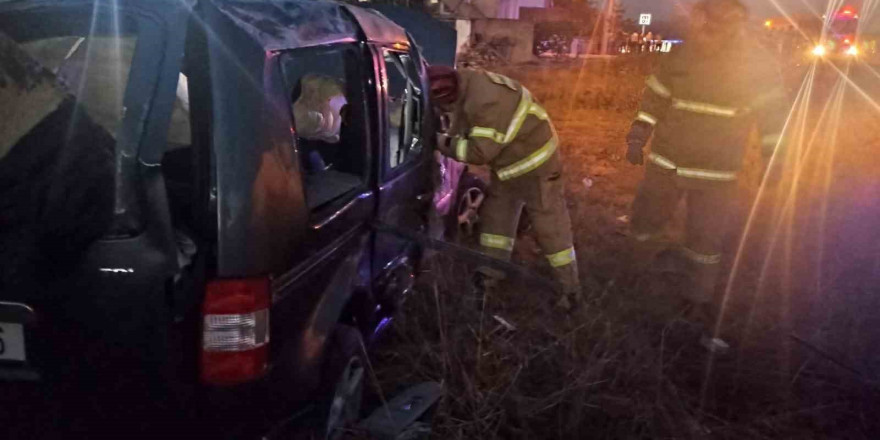 Susurluk’ta trafik kazasında 1 kişi yaralandı