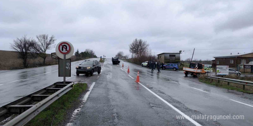 Takla atan araçta 1 kişi yaralandı