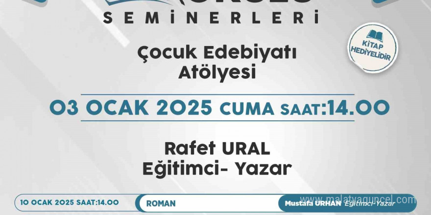 Talas’ın Yazar Okulu seminerlerinde bu hafta Rafet Ural konuk olacak