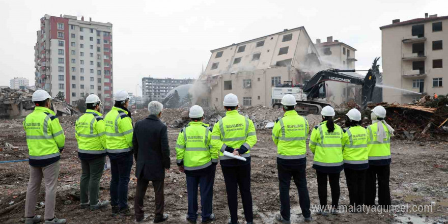 Talas’ta 27 bin metrekarelik alanda yeni kentsel dönüşüm daha