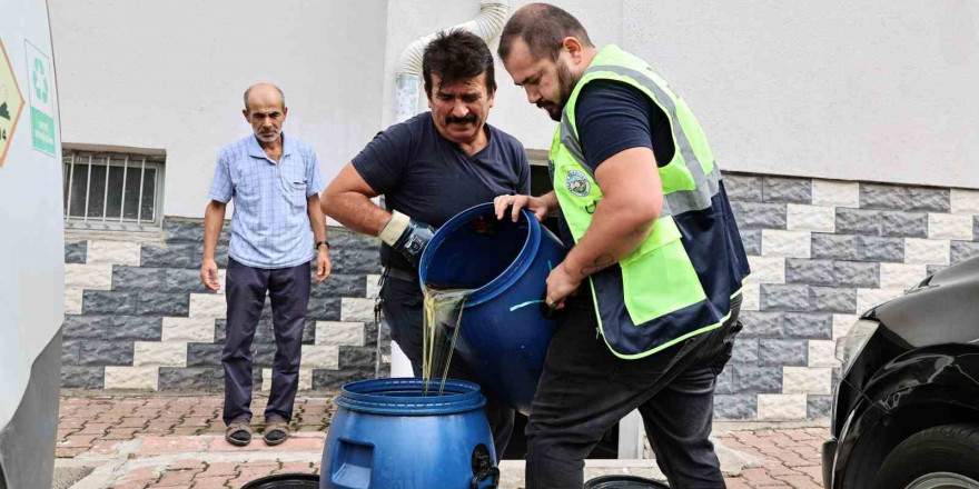 Talas’ta atık yağlar ekonomiye dönüşüyor