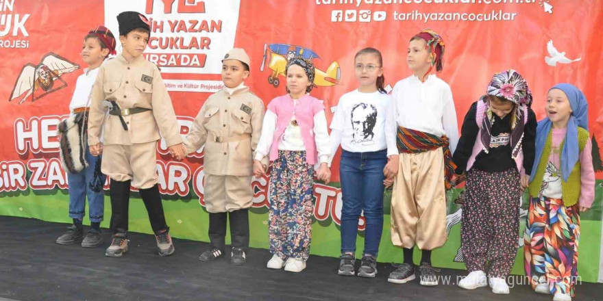 ’Tarih yazan çocuklar’ Mustafakemalpaşa’da