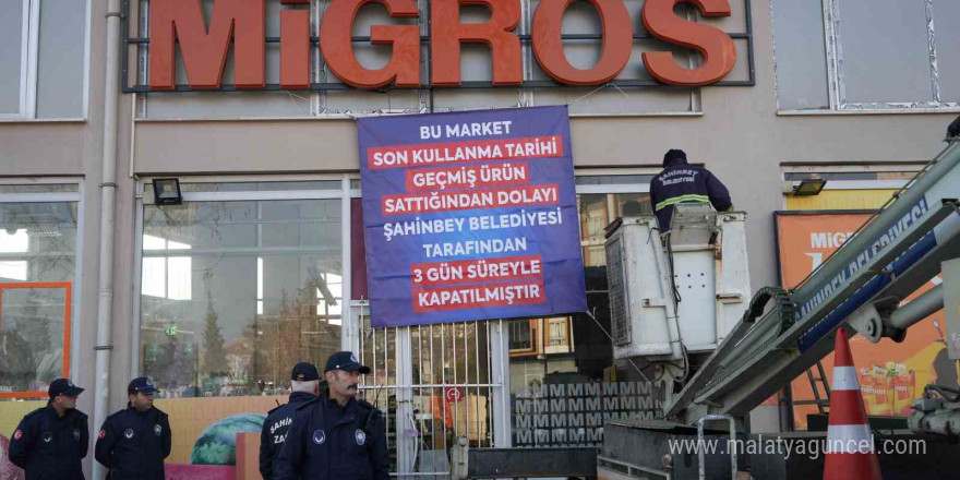 Tarihi geçmiş ürün satan ve fahiş fiyat uygulan Migros market 3 gün kapatıldı