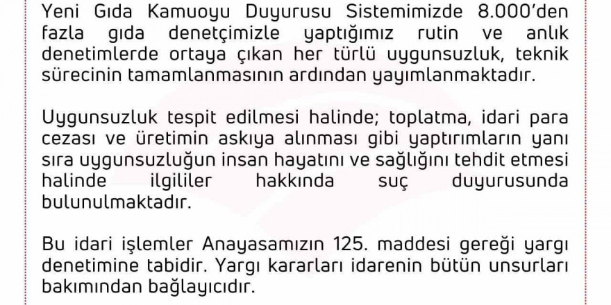 Tarım ve Orman Bakanlığı’ndan köftede tespit edilen domuz eti ile ilgili açıklama