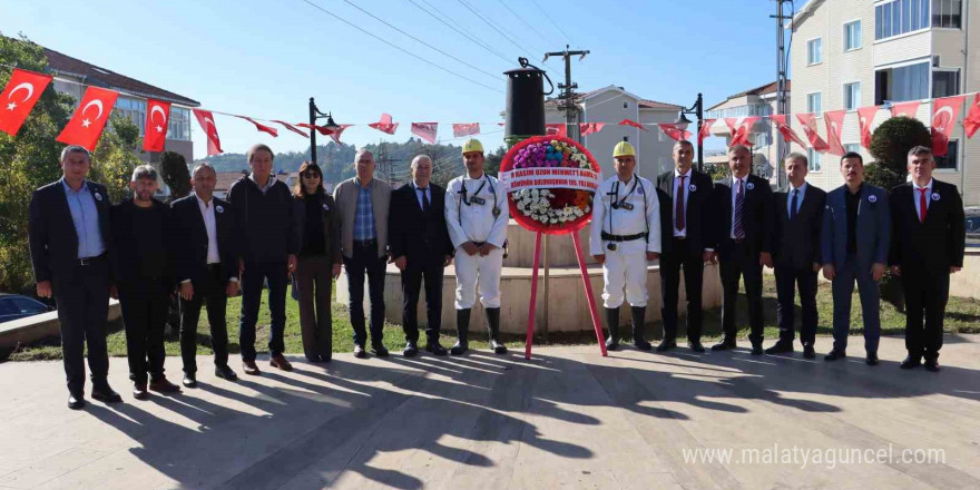 Taş kömürünü bulan Uzun Mehmet törenle anıldı