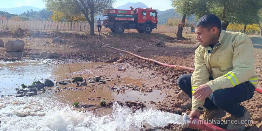 Taşıma suyla kuruyan göle takviye