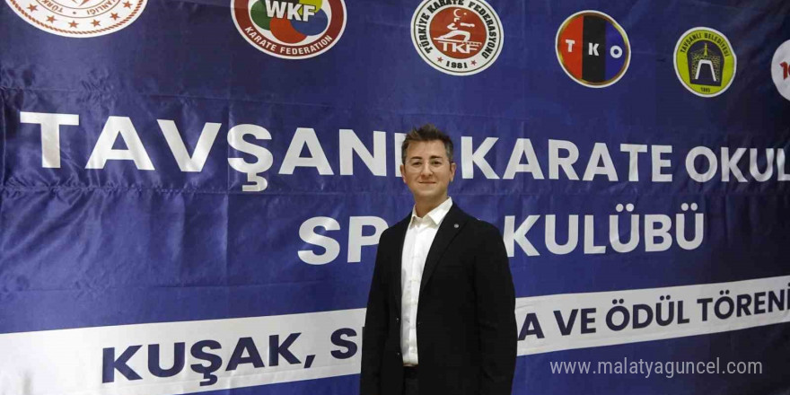 Tavşanlı Karate Okulu’nda 180 sporcuyla kuşak töreni düzenlendi