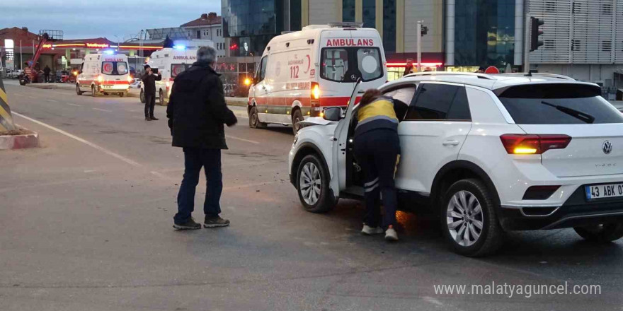 Tavşanlı’da trafik kazası: 1 yaralı