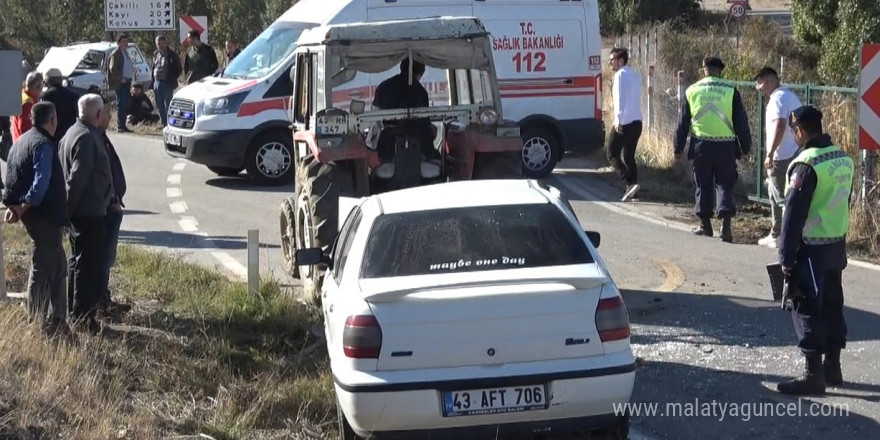 Tavşanlı’da trafik kazası 4 yaralı