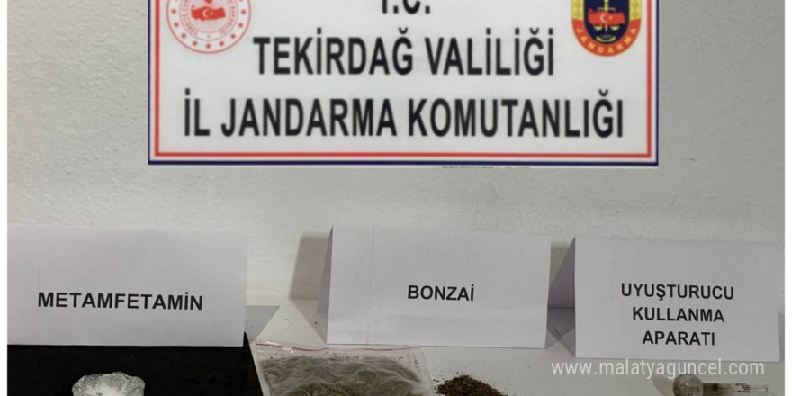 Tekirdağ’da jandarma ekiplerinden uyuşturucuya geçit yok