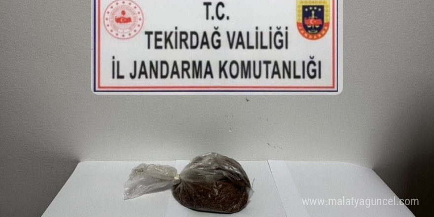 Tekirdağ’da jandarmadan uyuşturucu operasyonları