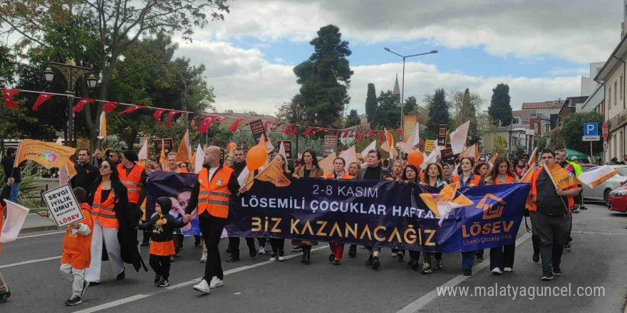 Tekirdağ’da lösemi farkındalığı için yürüyüş