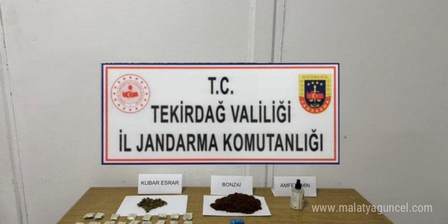 Tekirdağ’da uyuşturucu operasyonları: Çok sayıda madde ele geçirildi