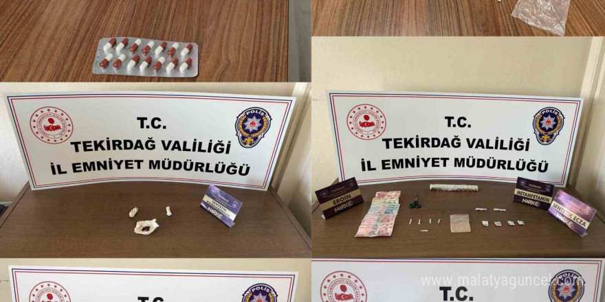 Tekirdağ’da uyuşturucu operasyonu: 3 gözaltı