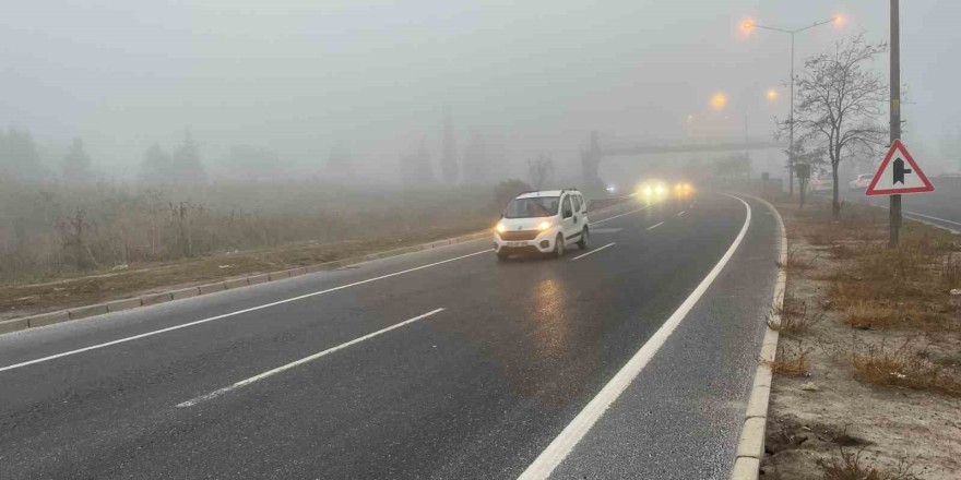 Tekirdağ’da yoğun sis