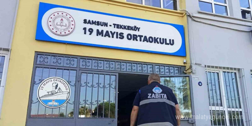 Tekkeköy’de okul kantinleri denetlendi