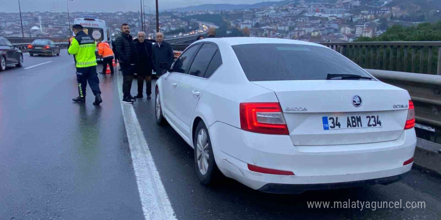 TEM’in Kocaeli geçişinde zincirleme kaza: 5 yaralı