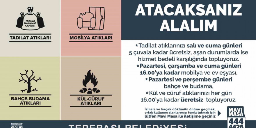 Tepebaşı’nda atık toplama hizmeti sürüyor