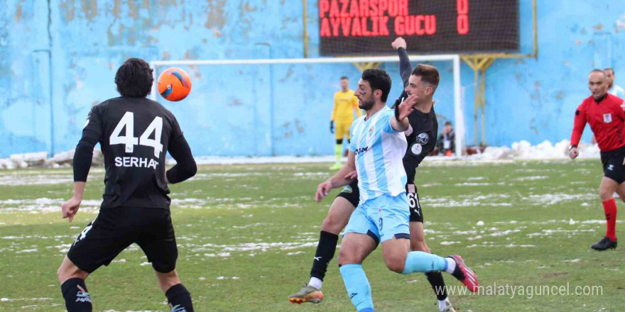 TFF 3. Lig: Pazarspor: 0 - Ayvalıkgücü Belediyespor: 0