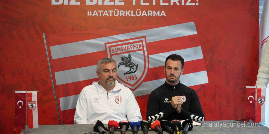 Thomas Reis: “Samsunspor tarihinin en iyi sezonlarından bir tanesini yaşamak istiyoruz”