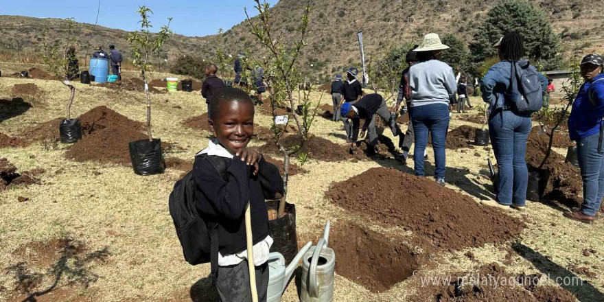 TİKA’dan kuruluşunun 200. yılında Lesotho Krallığı’na 2000 fidan