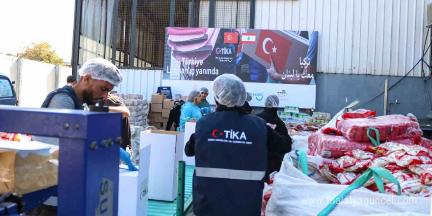 TİKA’dan Lübnan’a gıda ve hijyen malzemesi desteği