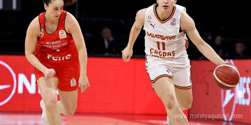 TKBL: Galatasaray: 81 - Melikgazi Kayseri Basketbol: 58