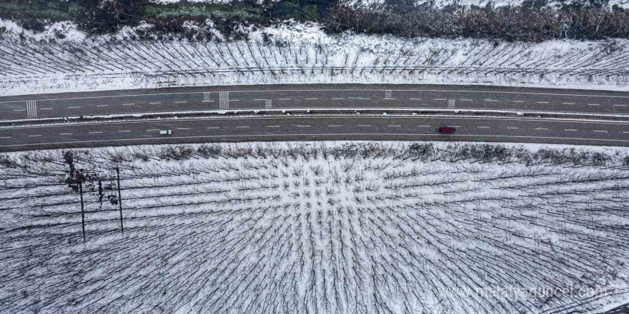 Tokat’ta görenleri hayran bırakan kış manzarası