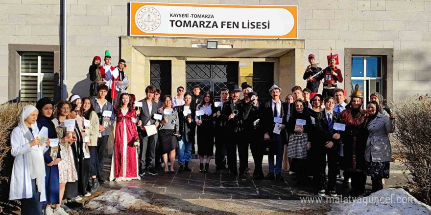 Tomarza Fen Lisesi’nde ’Dünya roman Kahramanları Günü’ etkinliği