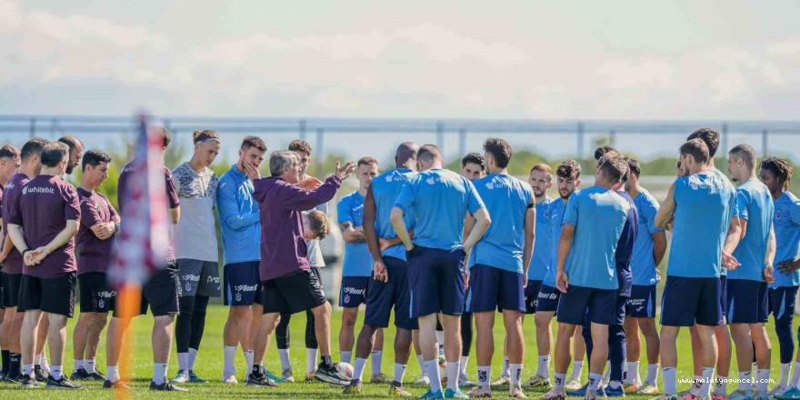 Trabzonspor, Atakaş Hatayspor maçı hazırlıklarını sürdürdü