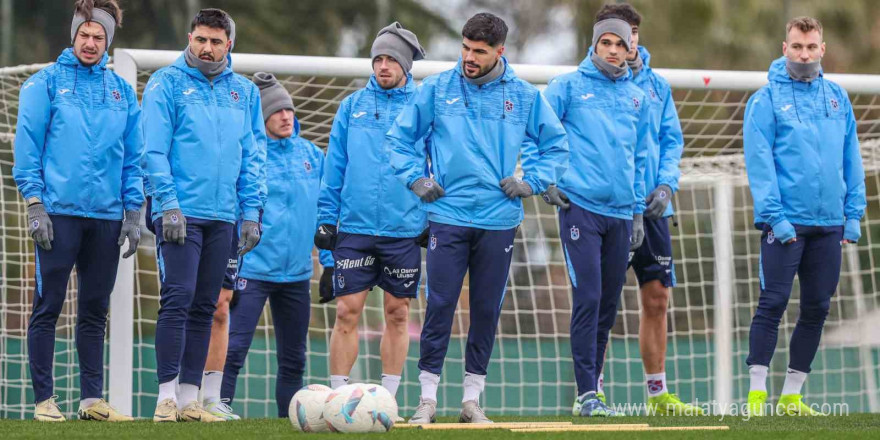 Trabzonspor, Galatasaray maçı hazırlıklarını sürdürdü