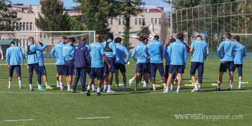 Trabzonspor, Göztepe maçı hazırlıklarını sürdürdü