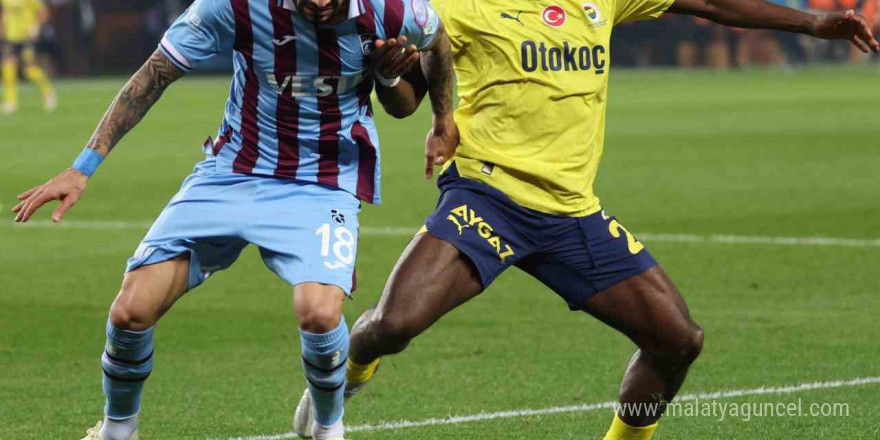 Trabzonspor ile Fenerbahçe 136. randevuda