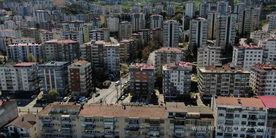 Trabzon’un iki mahallesinde heyelan tehlikesi