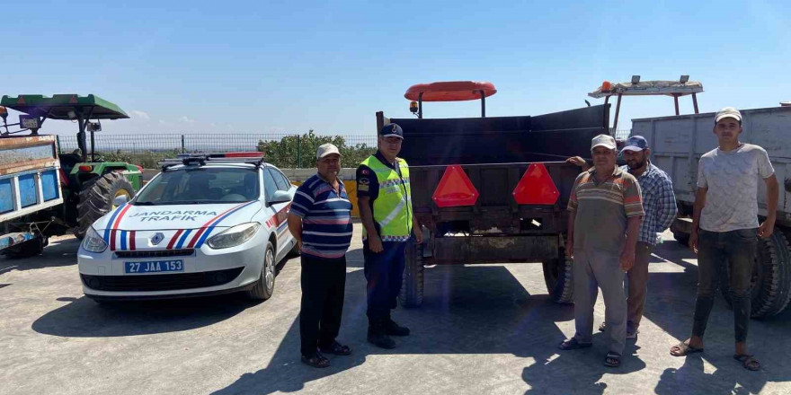 Trafik jandarmasından güvenli trafik eğitimi