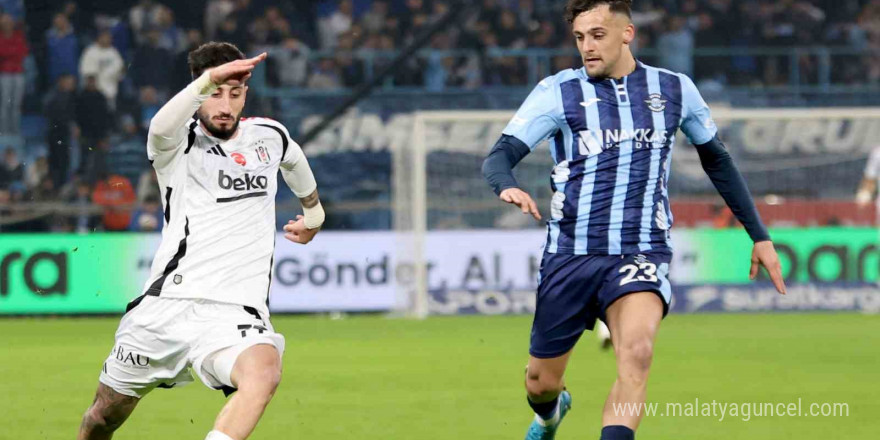 Trendyol Süper Lig: Adana Demirspor: 2 - Beşiktaş: 1 (Maç sonucu)