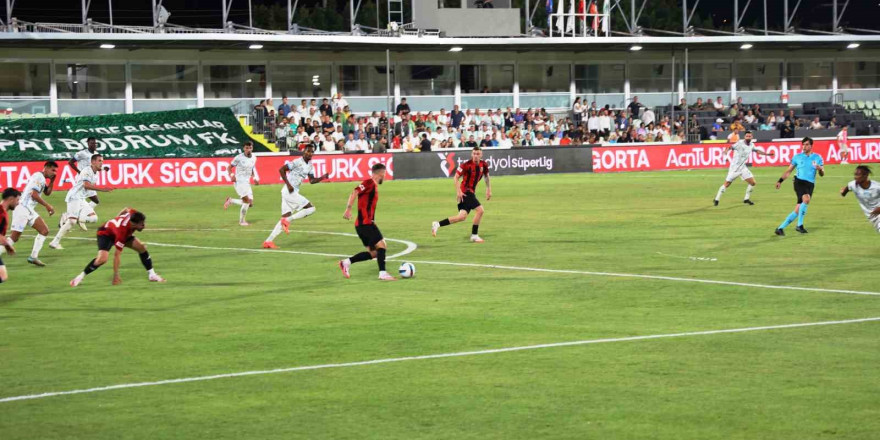 Trendyol Süper Lig: Bodrum FK: 0 - Gaziantep FK: 1 (Maç sonucu)