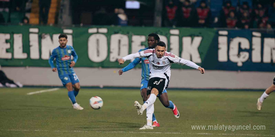 Trendyol Süper Lig: Çaykur Rizespor: 1 - Beşiktaş: 1 (Maç sonucu)